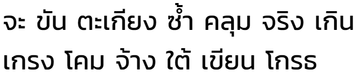 Kanit Thai Font