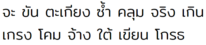 Mitr Light Thai Font