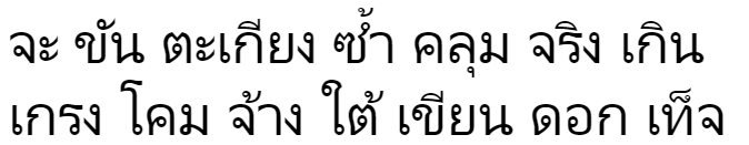 Saksit Italic Thai Font